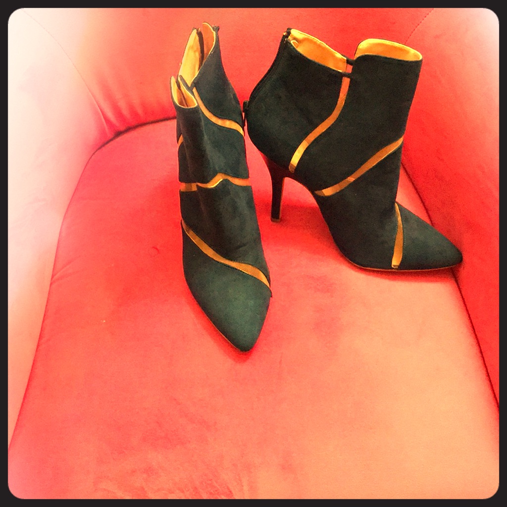Teal Booties